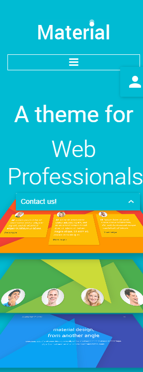 Material Design - mobile 